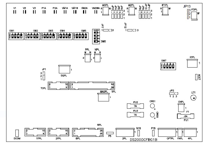 First Page Image of DS200DCFBG1AAA Board Diagram.pdf